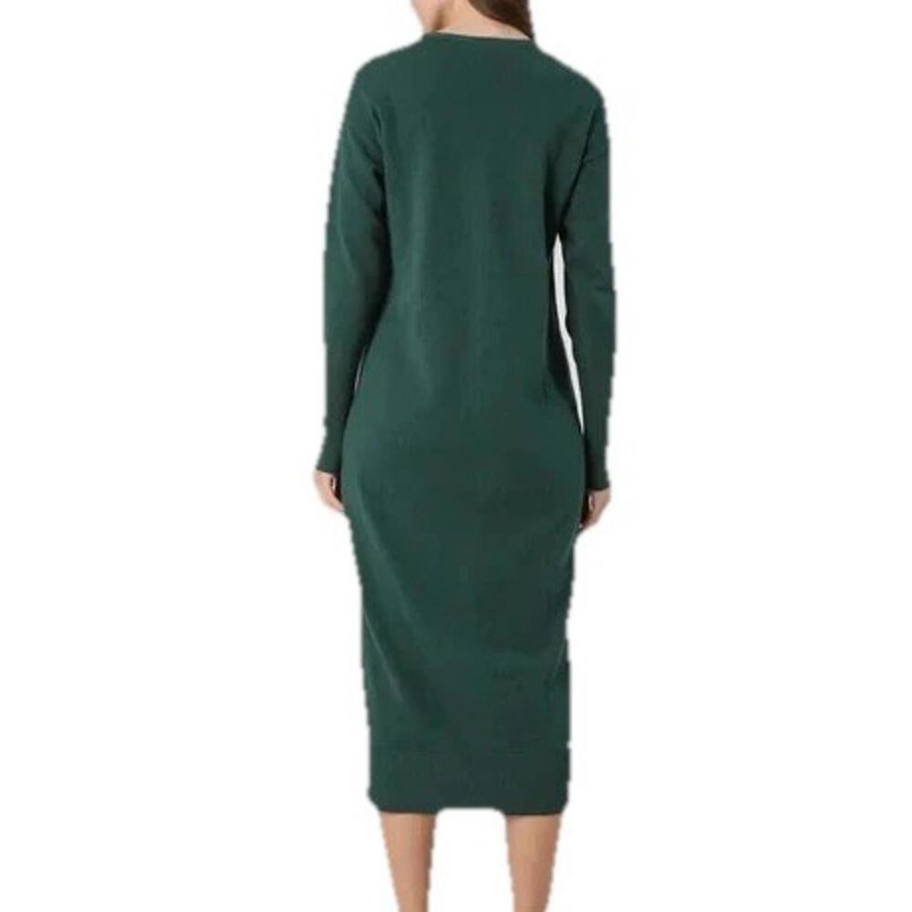 Wilfred Women’s X Small Teal Sweater Dress Long Sleeve Line Cardigan Marino Wool - Picture 2 of 12